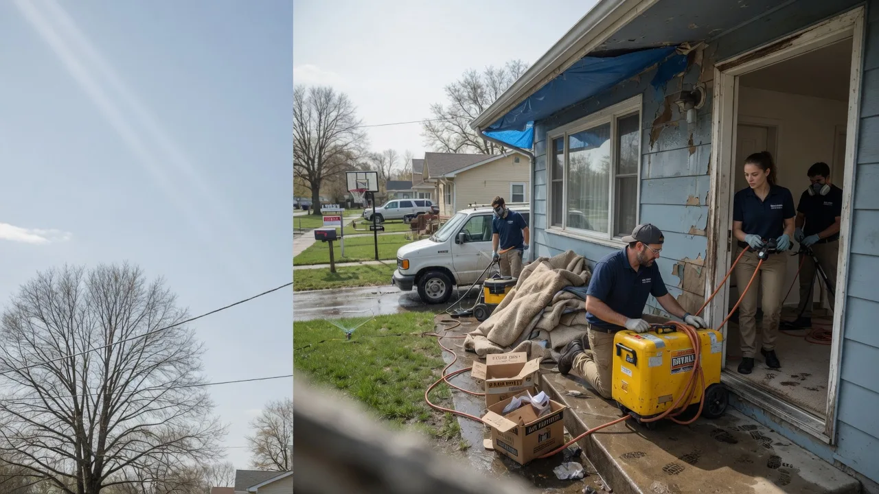 Basement Flood Cleanup in Bradley, IL near me